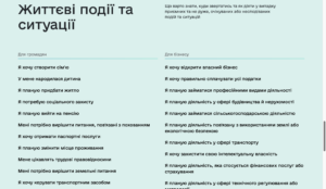 Життєві події та ситуації